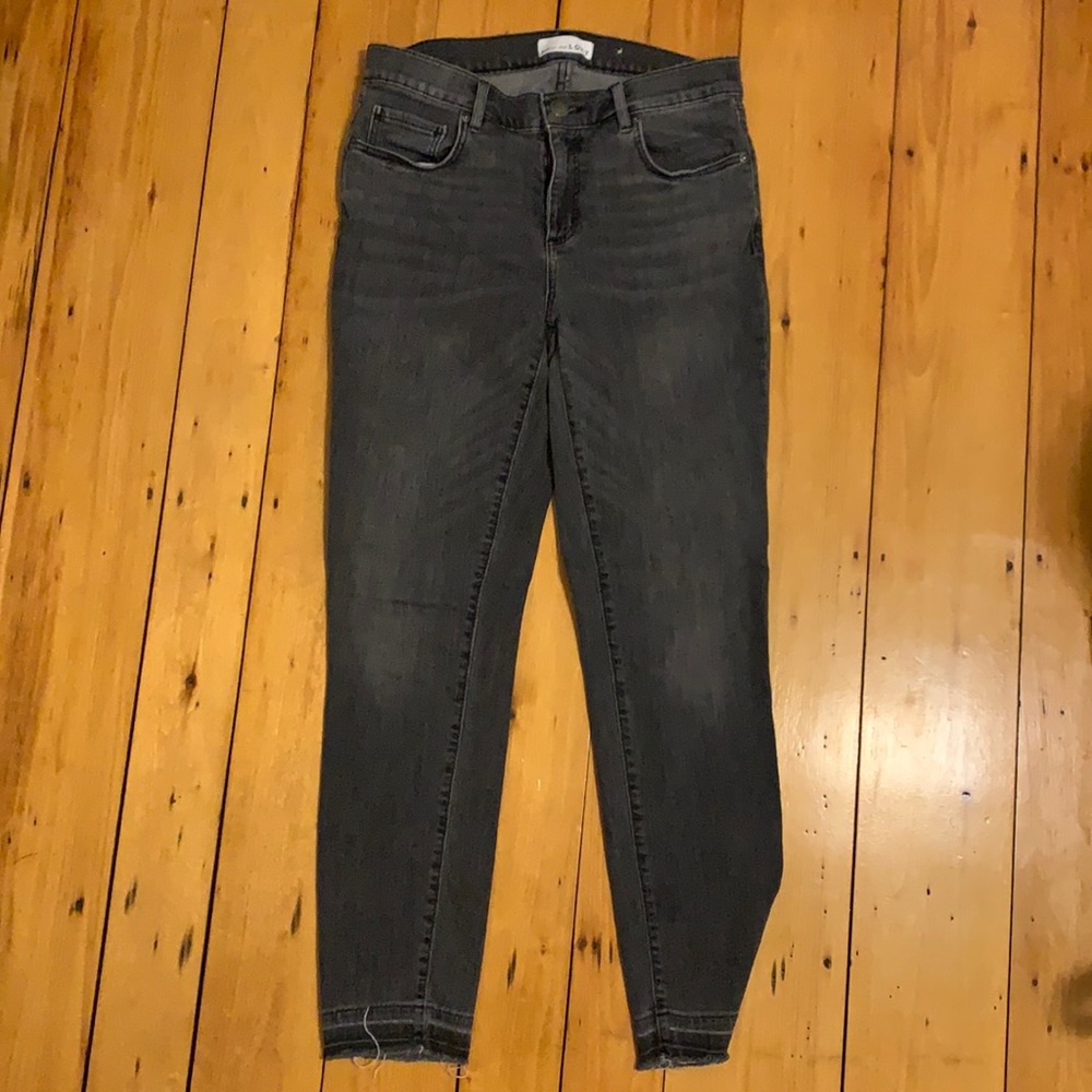 Grey loft jeans
